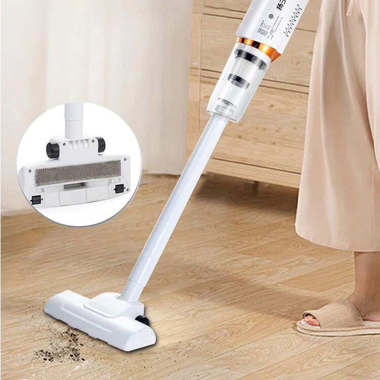Aspirador de Pó Portátil 2 em 1 Sem Fio – Limpeza Multifuncional para Casa